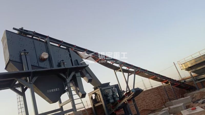宁夏吴忠沥青铣刨料破碎筛分设备现场